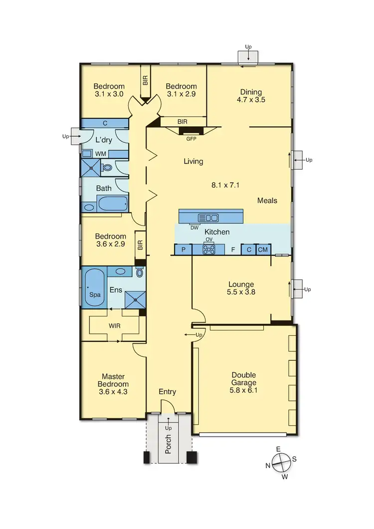 Floorplan of Homely house listing, 9 Whitsunday Court, Mount Martha VIC 3934
