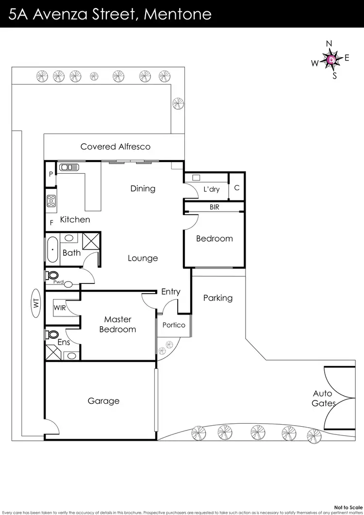 Floorplan of Homely townhouse listing, 5A Avenza Street, Mentone VIC 3194