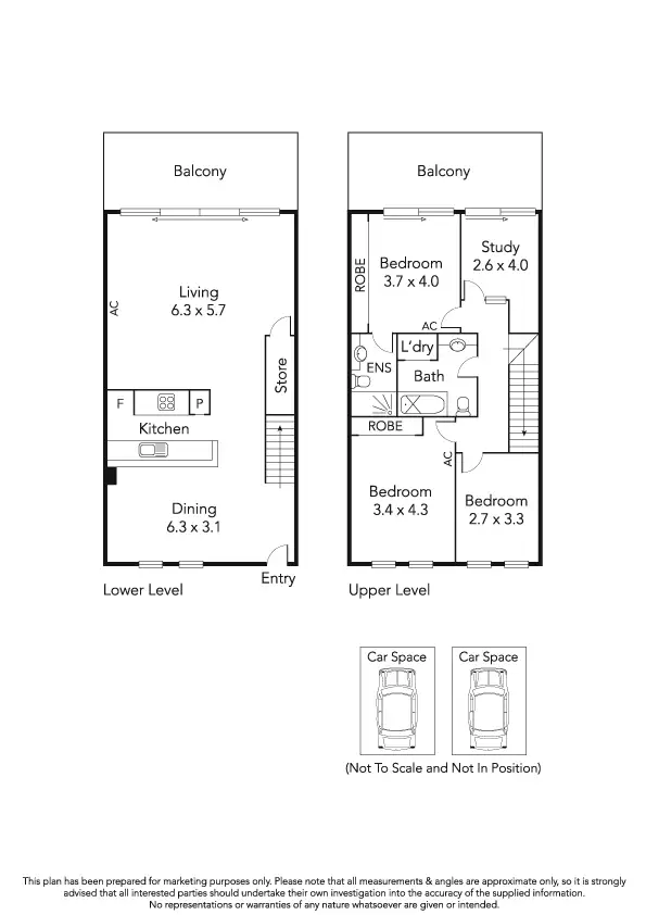 Floorplan of Homely apartment listing, 412/416 Gore Street, Fitzroy VIC 3065