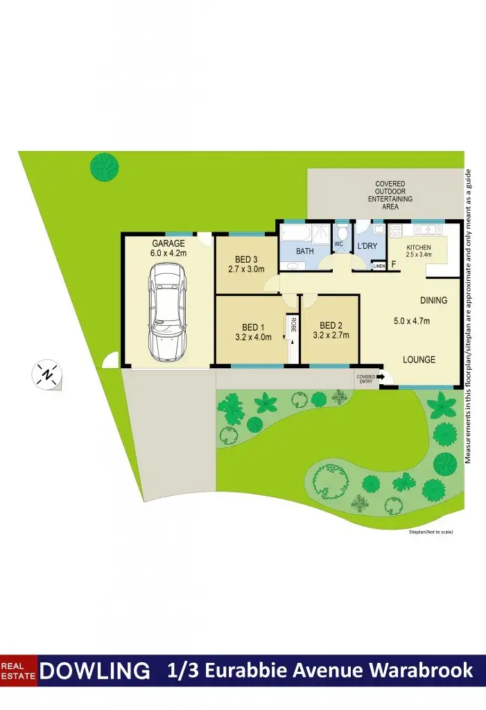 Floorplan of Homely house listing, 1/3 Eurabbie Avenue, Warabrook NSW 2304