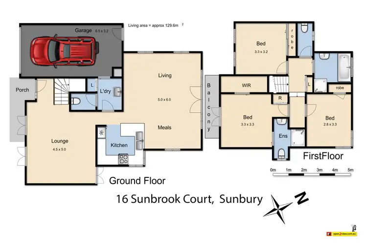 Floorplan of Homely house listing, 16 Sunbrook Court, Sunbury VIC 3429