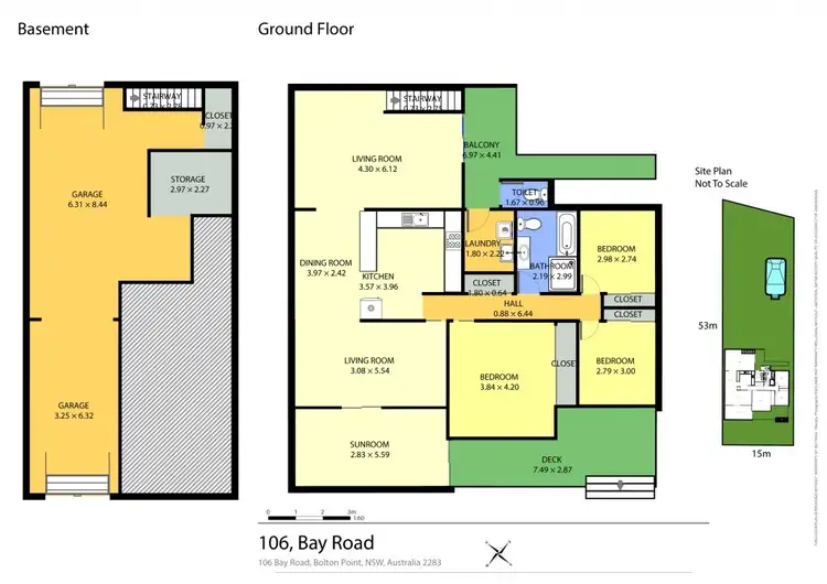 Floorplan of Homely house listing, 106 Bay Road, Bolton Point NSW 2283