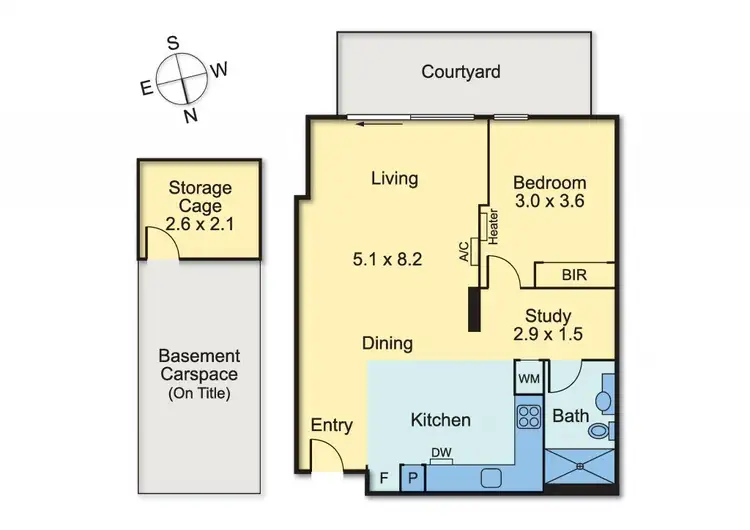Floorplan of Homely apartment listing, 108/92 Kinkora Road, Hawthorn VIC 3122