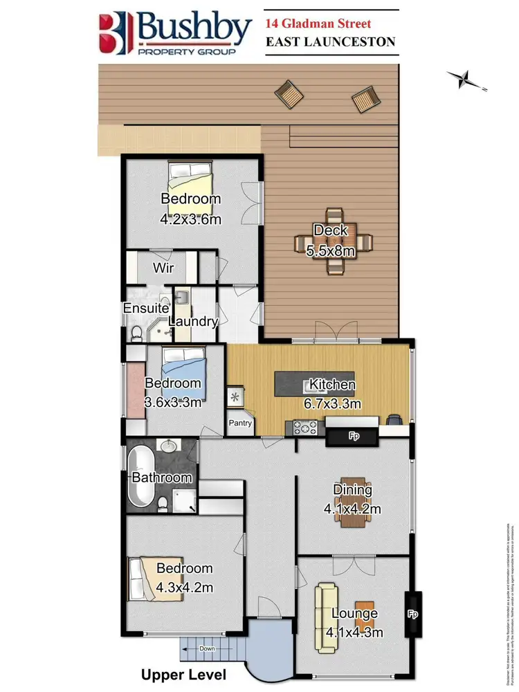 Floorplan of Homely house listing, 14 Gladman Street, East Launceston TAS 7250