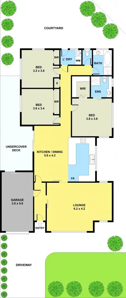 Floorplan of Homely house listing, 5A Kiama Street, Glenroy VIC 3046