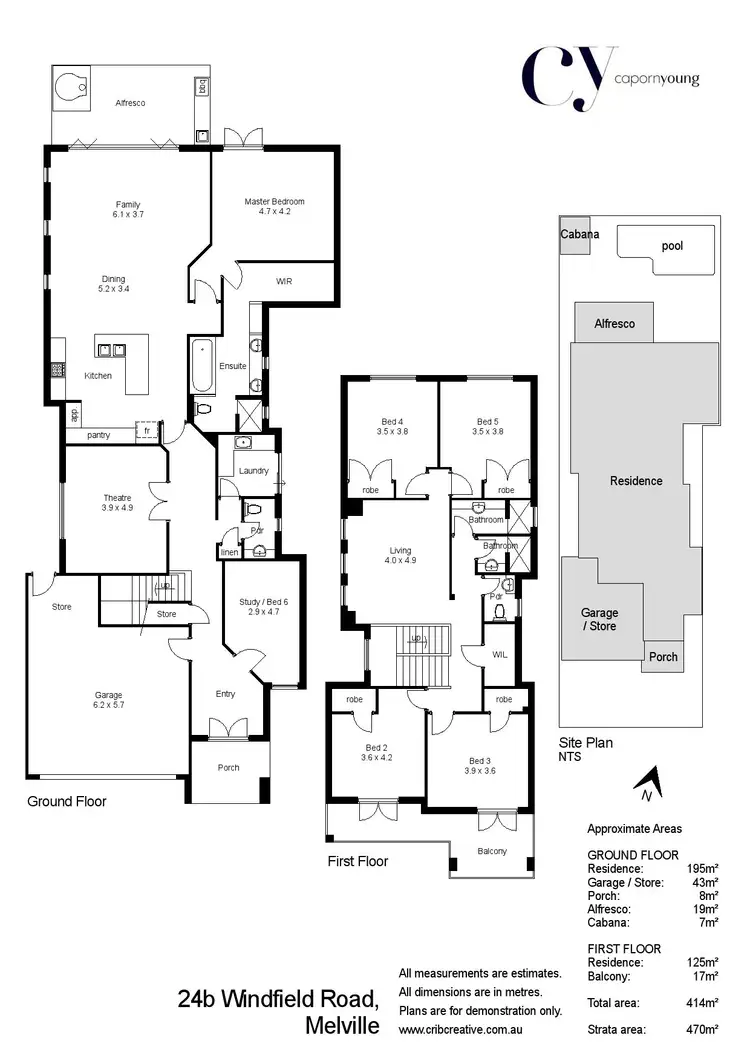 Floorplan of Homely house listing, 24B Windfield Road, Melville WA 6156