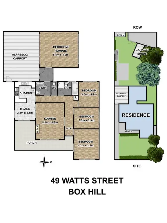 Floorplan of Homely house listing, 49 Watts Street, Box Hill VIC 3128