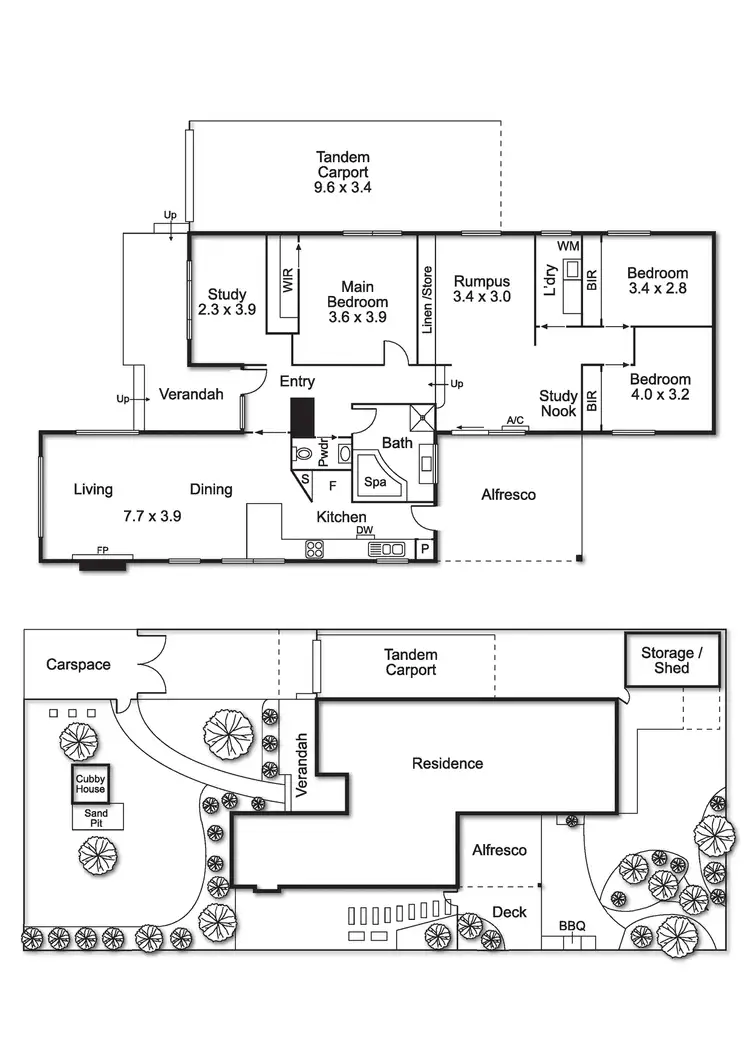 Floorplan of Homely house listing, 47 Mackie Road, Bentleigh East VIC 3165