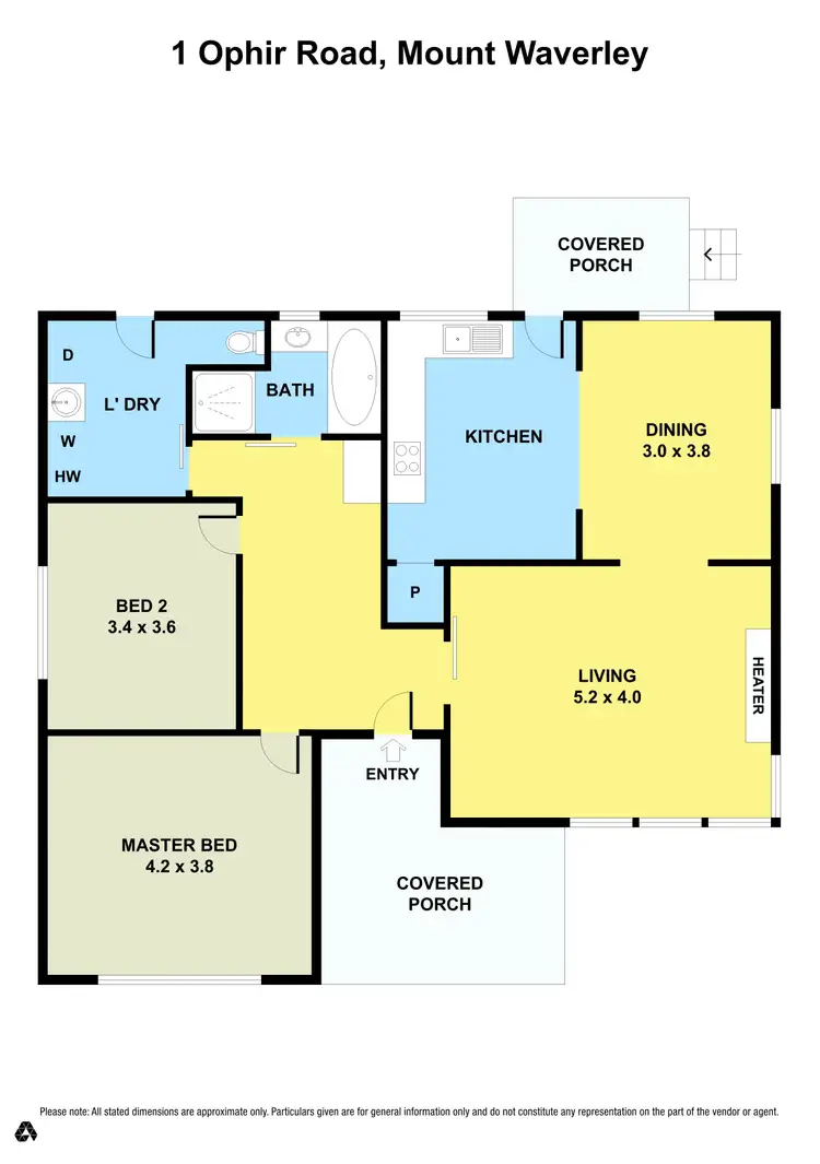 Floorplan of Homely house listing, 1 Ophir Road, Mount Waverley VIC 3149