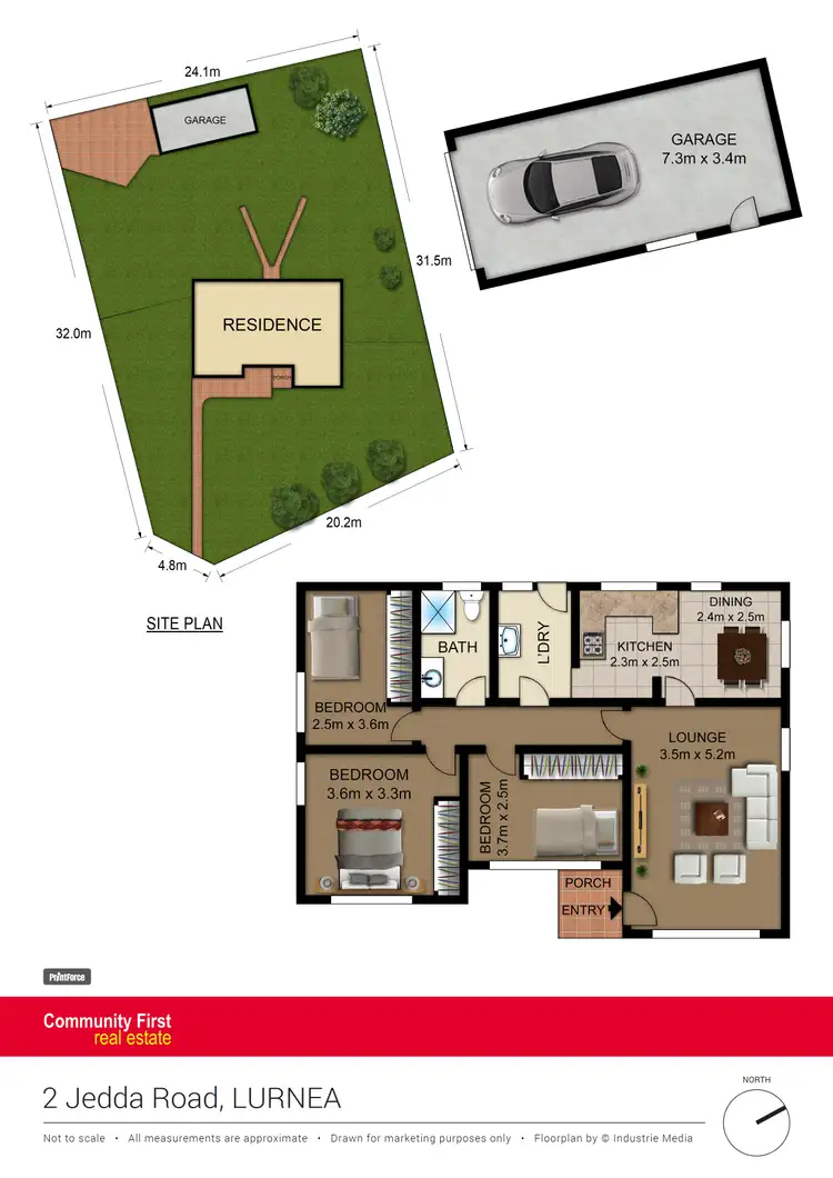 Floorplan of Homely house listing, 2 Jedda Road, Lurnea NSW 2170