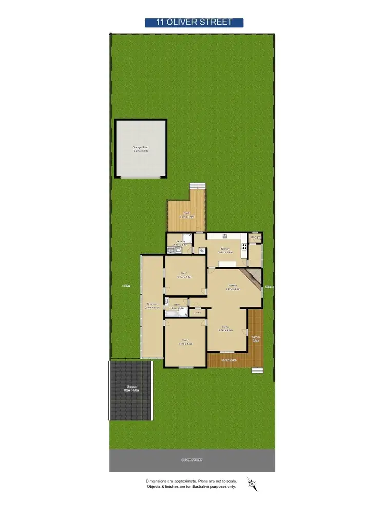 Floorplan of Homely house listing, 11 Oliver Street, Grafton NSW 2460