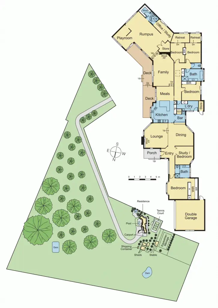 Floorplan of Homely house listing, 410 Kangaroo Ground-Warrandyte Road, Kangaroo Ground VIC 3097