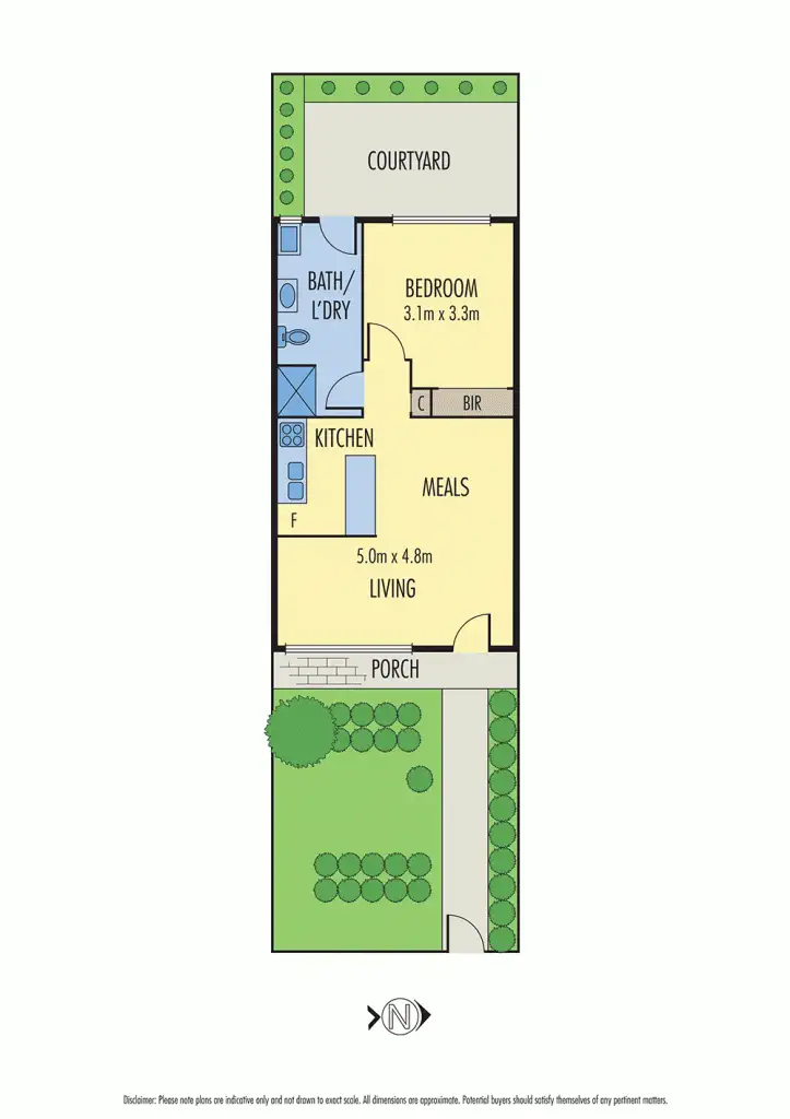 Floorplan of Homely unit listing, 4/4-6 Foot Street, Frankston VIC 3199