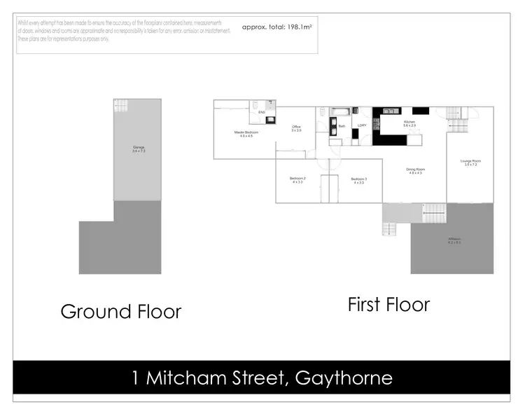 Floorplan of Homely house listing, 1 Mitcham Street, Gaythorne QLD 4051