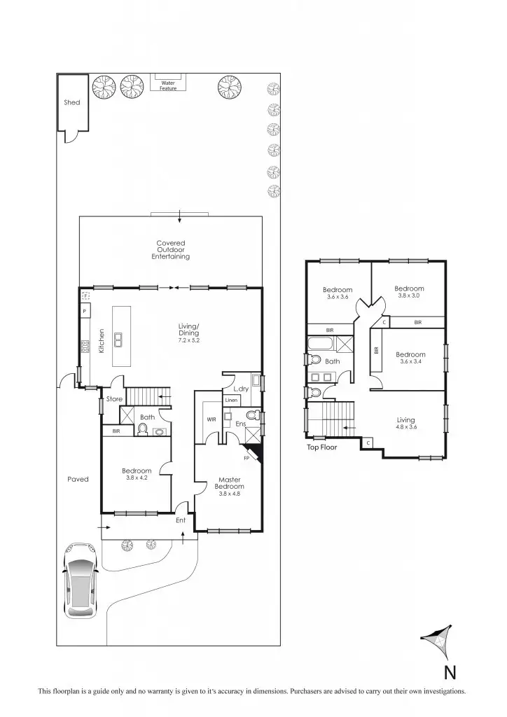 Floorplan of Homely house listing, 71 Pitt Street, West Footscray VIC 3012