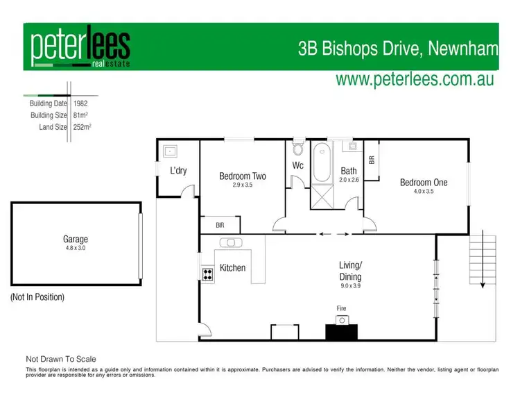 Floorplan of Homely house listing, 3/B Bishops Drive, Newnham TAS 7248