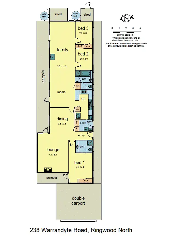 Floorplan of Homely house listing, 238 Warrandyte Road, Ringwood North VIC 3134