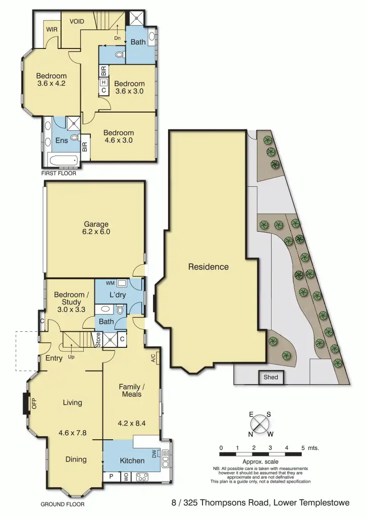 Floorplan of Homely townhouse listing, 8/325 Thompsons Road, Templestowe Lower VIC 3107