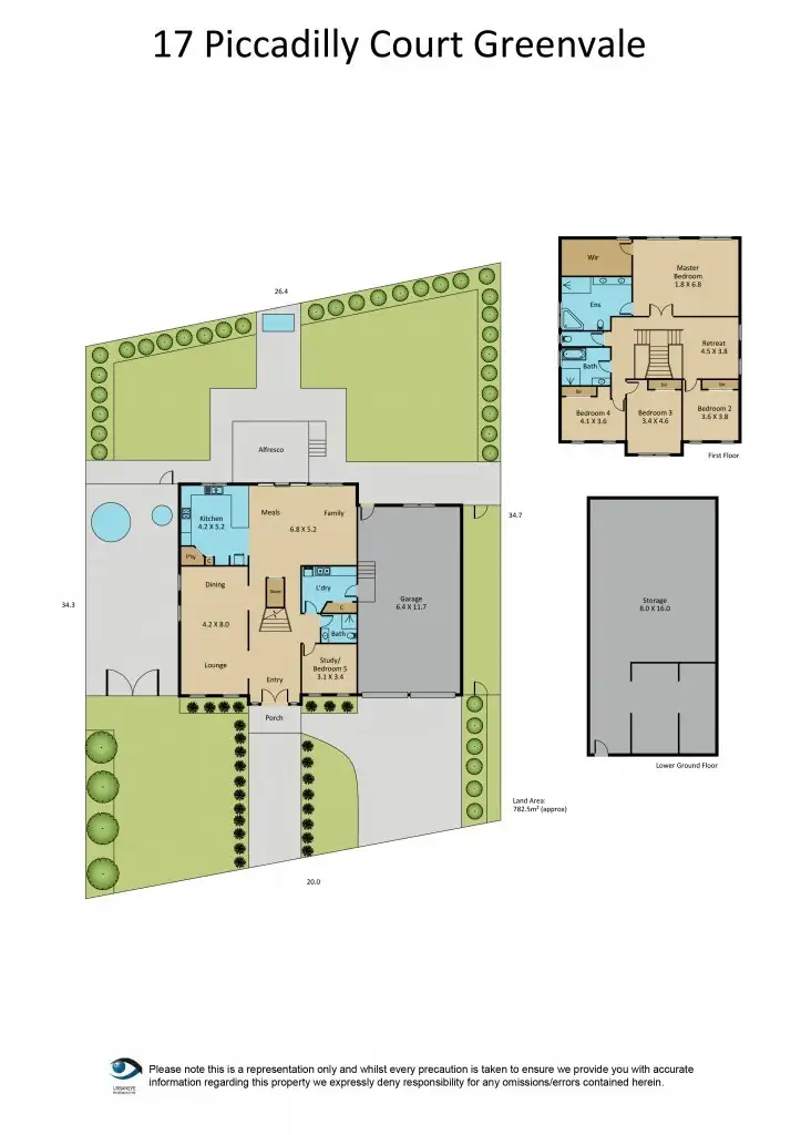 Floorplan of Homely house listing, 17 Piccadilly Court, Greenvale VIC 3059