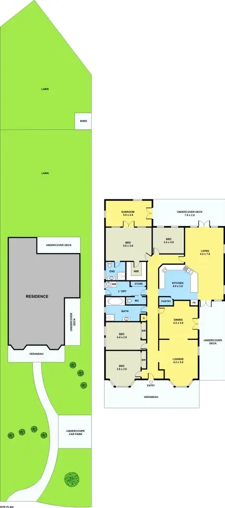 Floorplan of Homely house listing, 7 Green Valley Grove, Meadow Heights VIC 3048