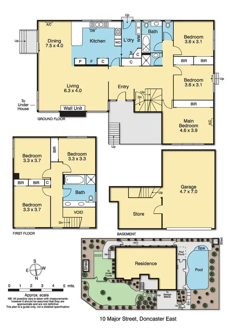 Floorplan of Homely house listing, 10 Major Street, Doncaster East VIC 3109