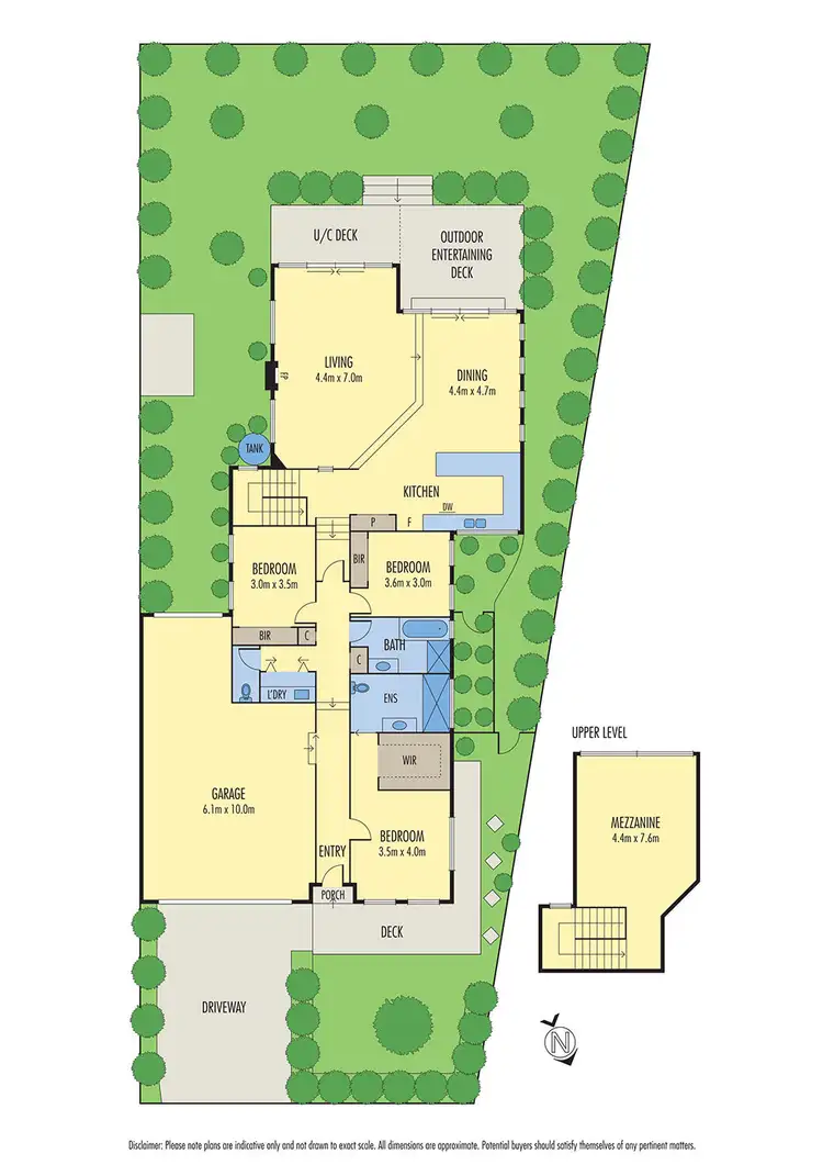 Floorplan of Homely house listing, 44 Coronae Drive, Clifton Springs VIC 3222
