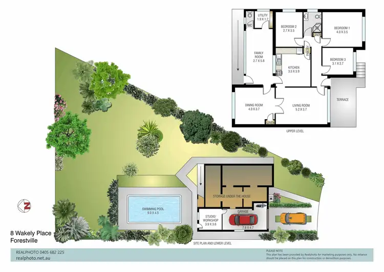 Floorplan of Homely house listing, 8 Wakely Place, Forestville NSW 2087