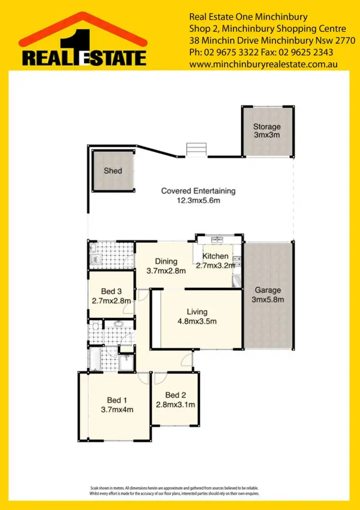 Floorplan of Homely house listing, 145 Minchin Drive, Minchinbury NSW 2770