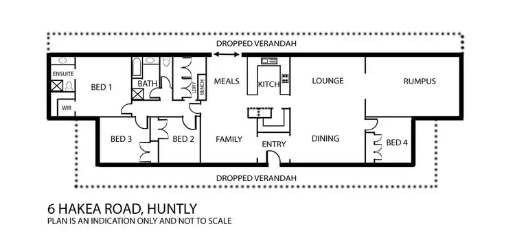 Floorplan of Homely house listing, 6 Hakea Road, Huntly VIC 3551