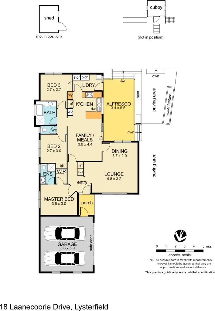 Floorplan of Homely house listing, 18 Laanecoorie Drive, Lysterfield VIC 3156
