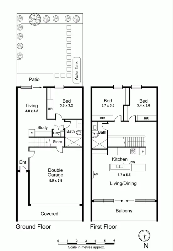 Floorplan of Homely townhouse listing, 29 Clarkson Court, Clayton VIC 3168