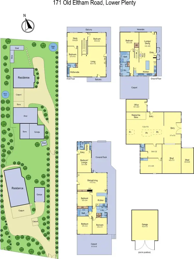 Floorplan of Homely house listing, 171 Old Eltham Road, Lower Plenty VIC 3093