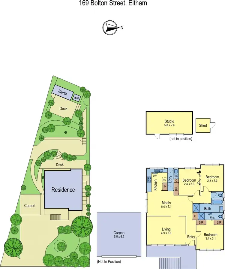 Floorplan of Homely house listing, 169 Bolton Street, Eltham VIC 3095