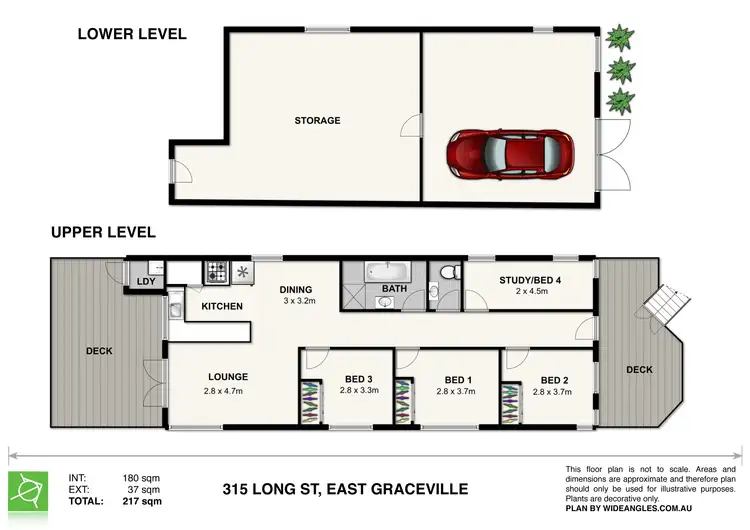 Floorplan of Homely house listing, 315 Long Street East, Graceville QLD 4075