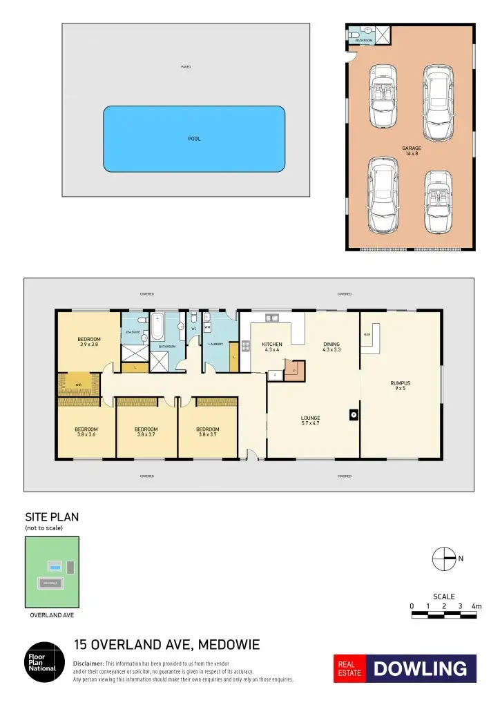 Floorplan of Homely house listing, 15 Overland Avenue, Medowie NSW 2318