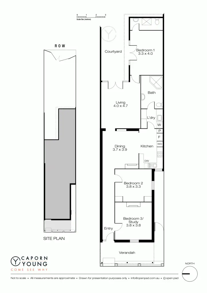 Floorplan of Homely house listing, 6 Coral Street, South Fremantle WA 6162