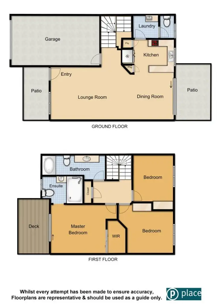 Floorplan of Homely townhouse listing, 7/71 Elkhorn st, Enoggera QLD 4051