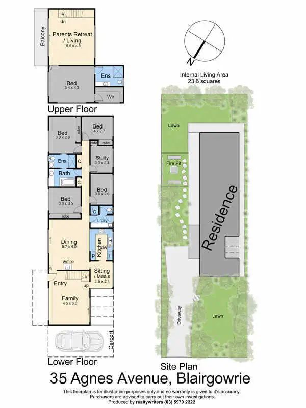Floorplan of Homely house listing, 35 Agnes Avenue, Blairgowrie VIC 3942