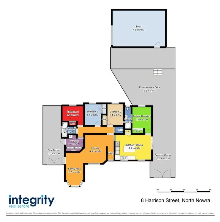 Floorplan of Homely house listing, 8 Harrison Street, North Nowra NSW 2541
