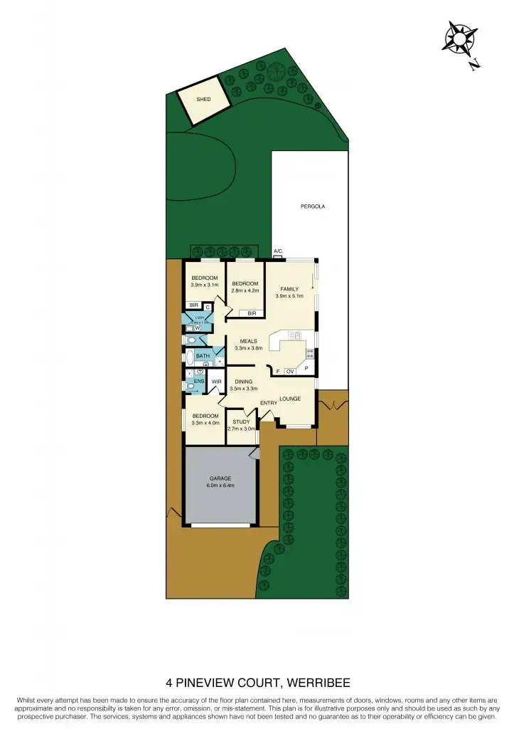 Floorplan of Homely house listing, 4 Pineview Court, Werribee VIC 3030
