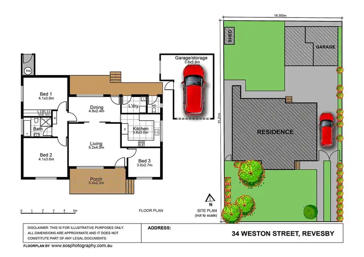 Floorplan of Homely house listing, 34 Weston Street, Revesby NSW 2212