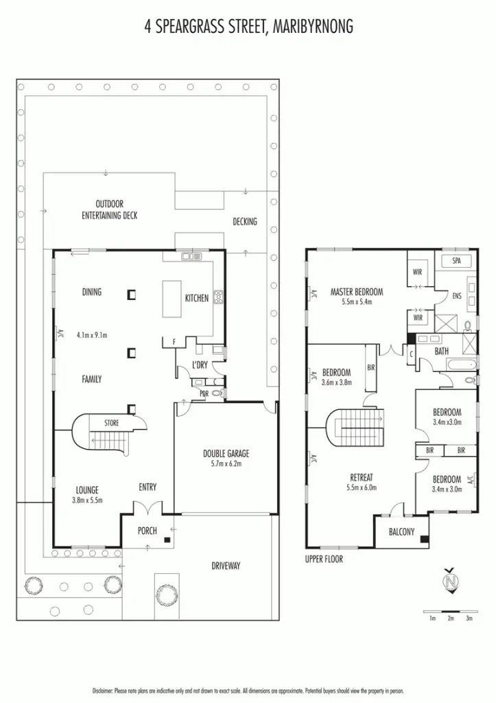 Floorplan of Homely house listing, 4 Speargrass Street, Maribyrnong VIC 3032
