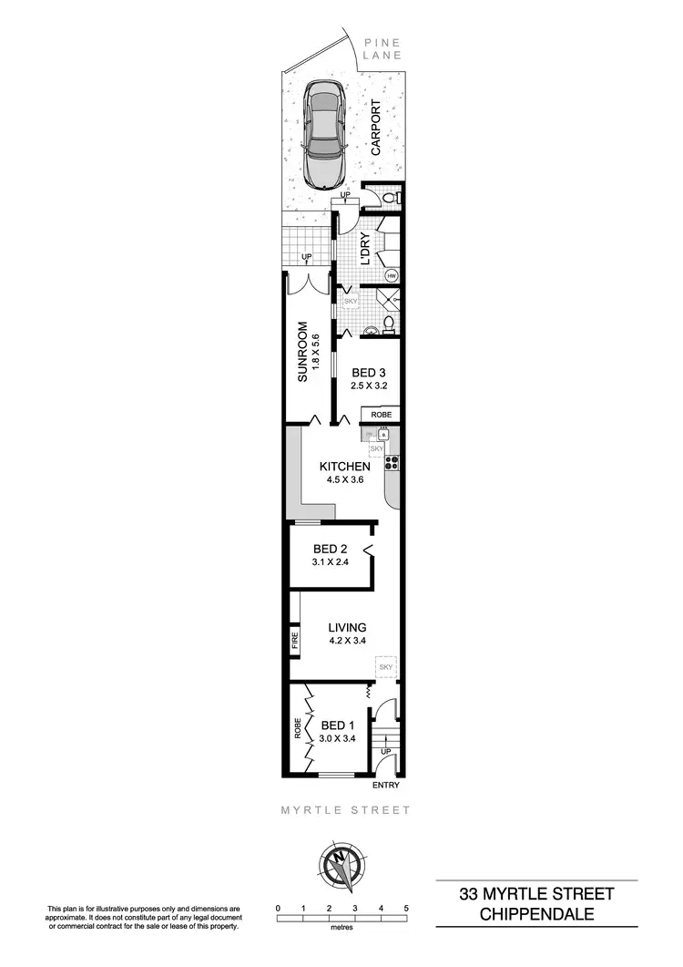 Floorplan of Homely house listing, 33 Myrtle Street, Chippendale NSW 2008