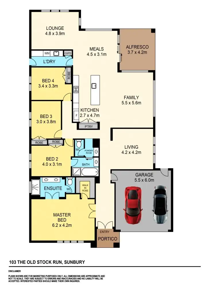 Floorplan of Homely house listing, 103 The Old Stock Run, Sunbury VIC 3429