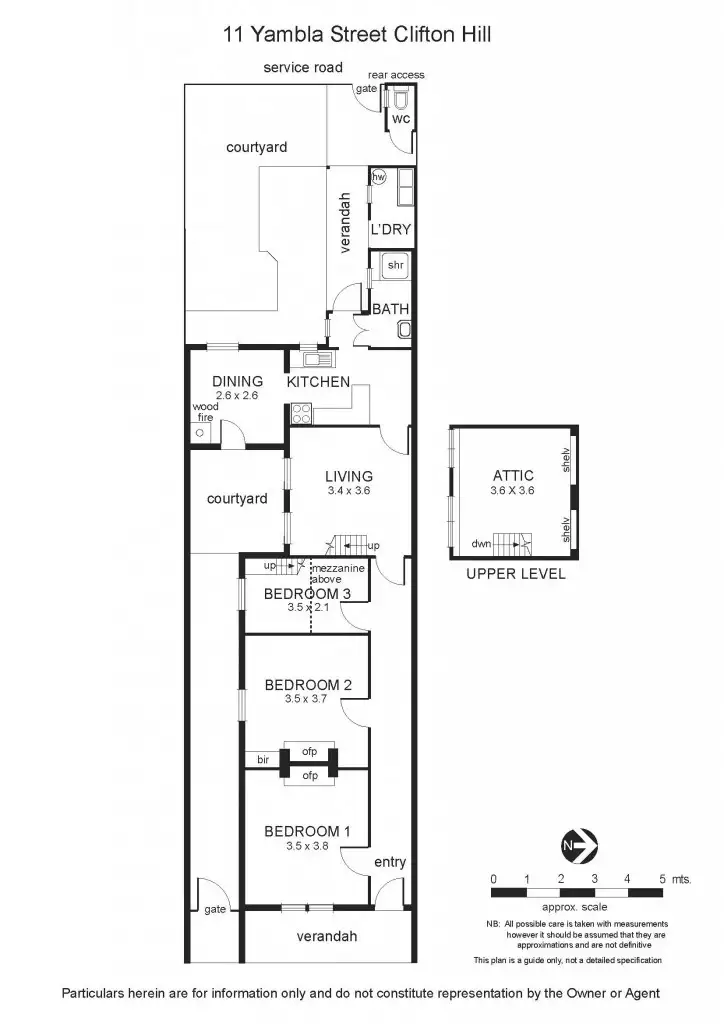 Floorplan of Homely house listing, 11 Yambla Street, Clifton Hill VIC 3068