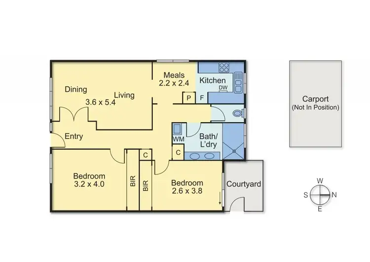 Floorplan of Homely apartment listing, 4/95 Paxton Street, Malvern East VIC 3145