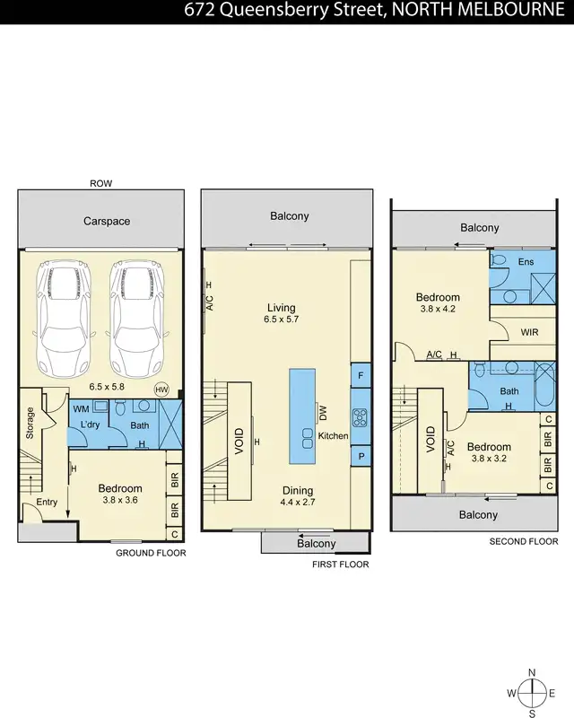 Floorplan of Homely house listing, 672 Queensberry Street, North Melbourne VIC 3051