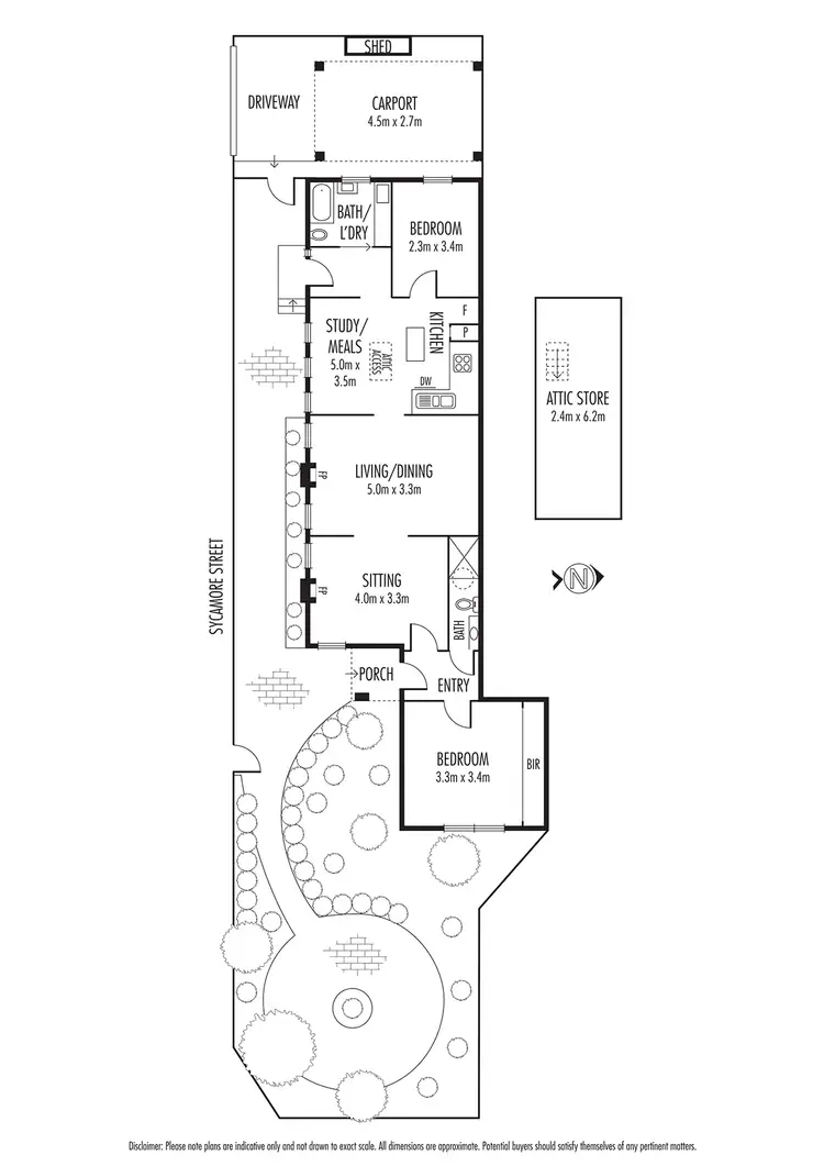 Floorplan of Homely semi-detached listing, 215 Bambra Road, Caulfield South VIC 3162