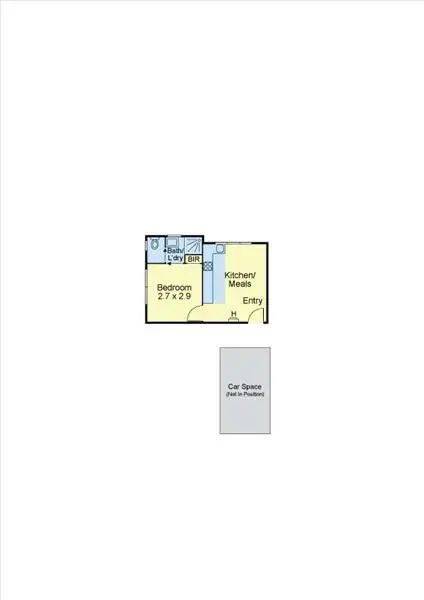 Floorplan of Homely apartment listing, 13/26 Brougham Street, North Melbourne VIC 3051