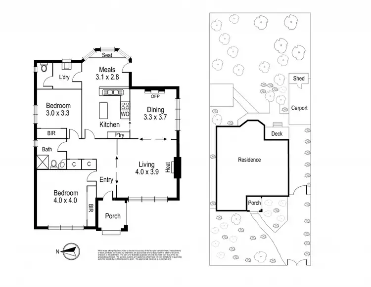 Floorplan of Homely house listing, 44 Ruby Street, Preston VIC 3072